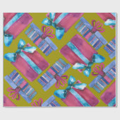 Met de hand geverfde Waterverf cadeaudozen Cadeaupapier (Vlak)