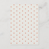 met de hand opgestelde watermeloenboeken voor Baby Informatiekaartje (Achterkant)