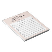 Met de hand uitgelijnd Ontvang het Gedetailleerde Notitieblok (Schuin)