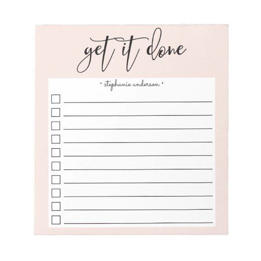 Met de hand uitgelijnd Ontvang het Gedetailleerde Notitieblok (Voorkant)