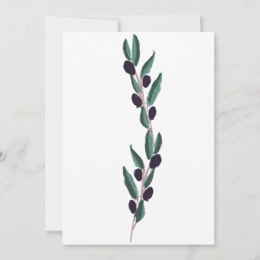 Met de hand uitgereikte Italiaanse Olive Branch We (Achterkant)