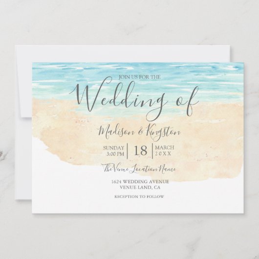 Met de hand uitgeruste uitnodiging tot het uitzend (Voorkant)