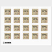 Met de Hand van Daisy met Liefde Sticker – Mooie K (Vel)