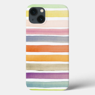 Met de hand van de waterverf geschilderde borstels Case-Mate iPhone case