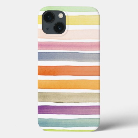 Met de hand van de waterverf geschilderde borstels Case-Mate iPhone case (Achterkant)