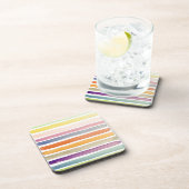 Met de hand van de waterverf geschilderde borstels drankjes onderzetter (Rechterzijde)