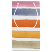 Met de hand van de waterverf geschilderde borstels klein cadeauzakje (Achterkant)