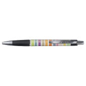 Met de hand van de waterverf geschilderde borstels pen (Achterkant)