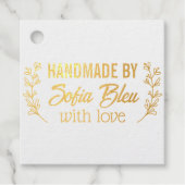 Met de Hand van Liefde Bedankjes Labels (Voorkant)