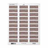 Met de Hand Vervaardigd | Pastel Monogram Label (Full Sheet)