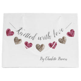 Met de hand vervaardigde cadeaus groot cadeauzakje