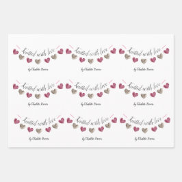 Met de hand vervaardigde cadeaus inpakpapier vel