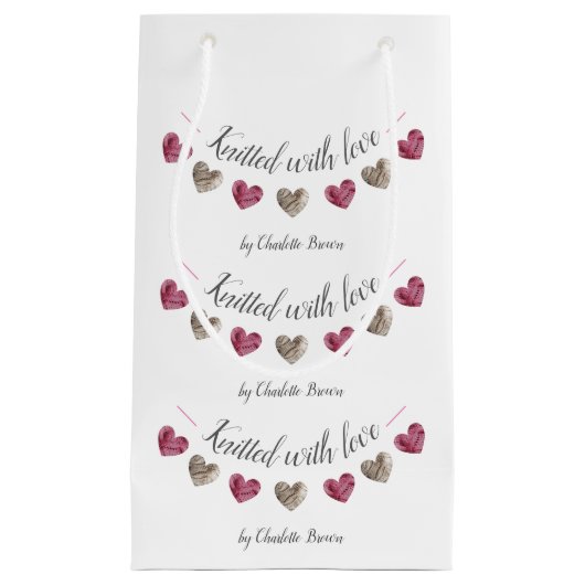 Met de hand vervaardigde cadeaus klein cadeauzakje (Voorkant)