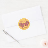 "Met de hand voor jou gemaakt" sticker (Envelop)