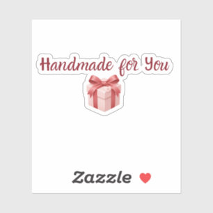 Met de Hand voor Jou Sticker Cute Gift Packaging