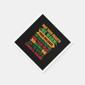 Met de kerstcadeautjes is uw hart warm servet (Hoek)