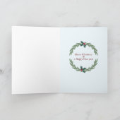 Met de kerstkaart kunt u sneeuw feestdagen kaart (Binnen)