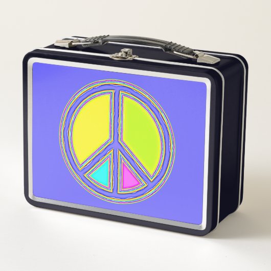 Met de kleuren gevuld PEACE-teken 1 (Voorkant)