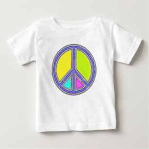 Met de kleuren gevuld PEACE-teken 1