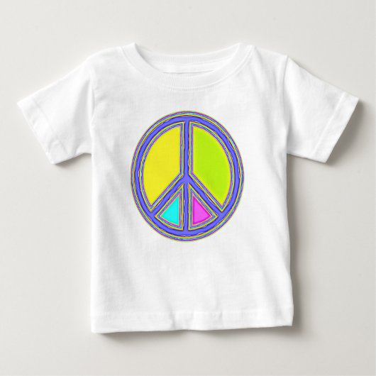 Met de kleuren gevuld PEACE-teken 1 (Voorkant)