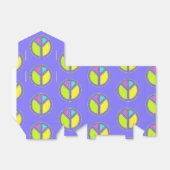 Met de kleuren gevuld PEACE-teken 1 Bedankdoosjes (Uitgevouwen)