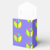 Met de kleuren gevuld PEACE-teken 1 Bedankdoosjes (Geopend)