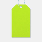 Met de kleuren gevuld PEACE-teken 1 Cadeaulabel (Achterkant)