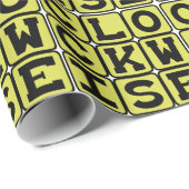 Met de klok mee, richting cadeaupapier (Rol Hoek)