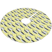 Met de klok mee wordt de illustratie van de cartoo kerstboom rok (Gekanteld)