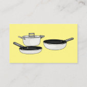 Met de klok mee wordt de illustratie van de cartoo visitekaartje (Achterkant)