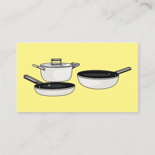 Met de klok mee wordt de illustratie van de cartoo visitekaartje (Achterkant)