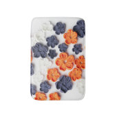 Met de lente vervaardigde plantenslijmen oranje bl badmat (Voorkant Verticaal)