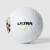 Met de lente vervaardigde plantenslijmen oranje bl golfballen (Logo)
