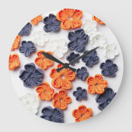 Met de lente vervaardigde plantenslijmen oranje bl grote klok