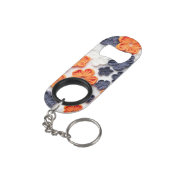 Met de lente vervaardigde plantenslijmen oranje bl mini flessenopener (Achterkant Gekanteld)