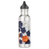 Met de lente vervaardigde plantenslijmen oranje bl waterfles  (Rechts)