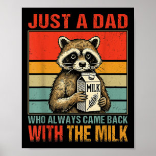 Met de melkvaders Dag Eerste keer vader Nieuwe vad Poster