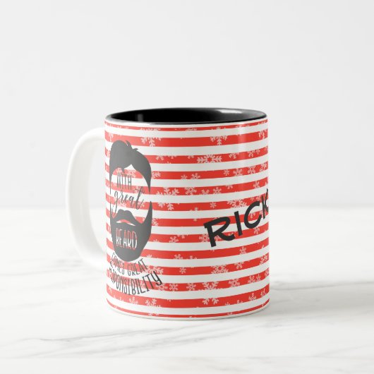 Met de Mok van de grote baard komt de gepersonalis (Voorkant links)