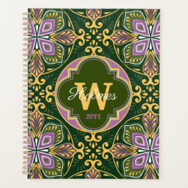 Met de naam Olive en lavender Azulejos Planner