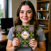 Met de naam Olive en lavender Azulejos Planner