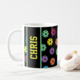 Met de naam Pickleball: meer pickleballetjes op zw Koffiemok