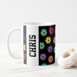 Met de naam Pickleball: meer pickleballetjes op zw Koffiemok