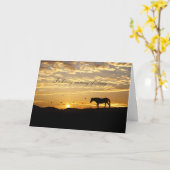  met de naam van het paard Equine Sympathie Kaart (Gele Bloem)