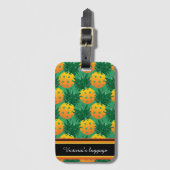 Met de naam zoete anananasappel pickleball bagagelabel (Voorkant (verticaal))