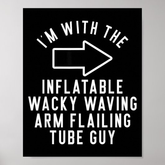 met De Opblaasbare Wacky Waving Arm Flailing Tube Poster (Voorkant)