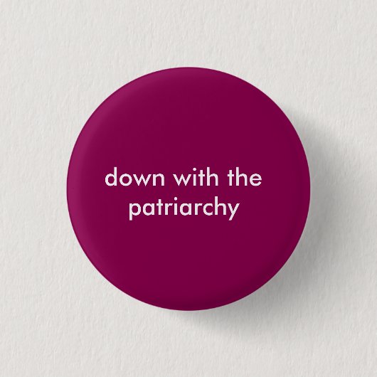 Met de Patriarchy Button (Voorkant)
