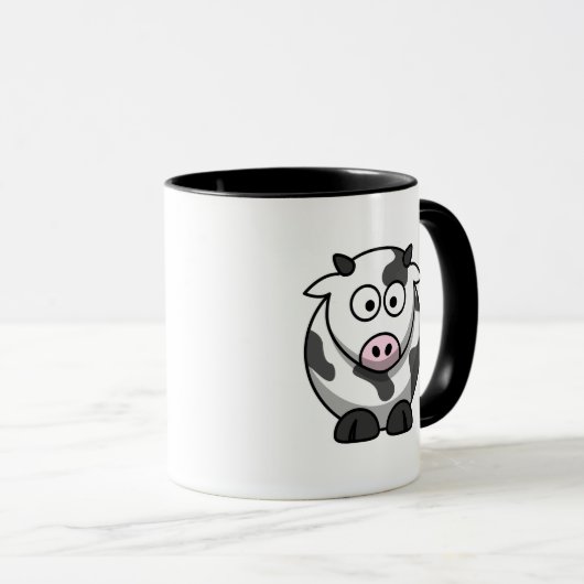 Met de rechtermuisknop aanbediende Koe Mok (Voorkant rechts)