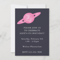 Met de ruimte belaste Planet Party in Blauw en Roz