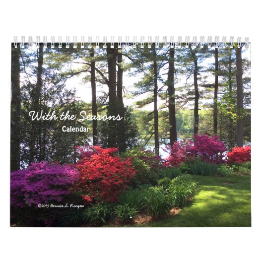 Met de seizoenen — kalender — (Hoes)