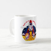 Met de snelheid van het licht - Space Rocket Astro Koffiemok (Voorkant links)